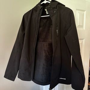 Women’s Avalanche Soft Shell fleece lined Jacket- Black